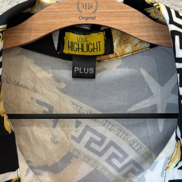 Oversized Button Front Tunic Shirt Dress - Picture 2 of 3